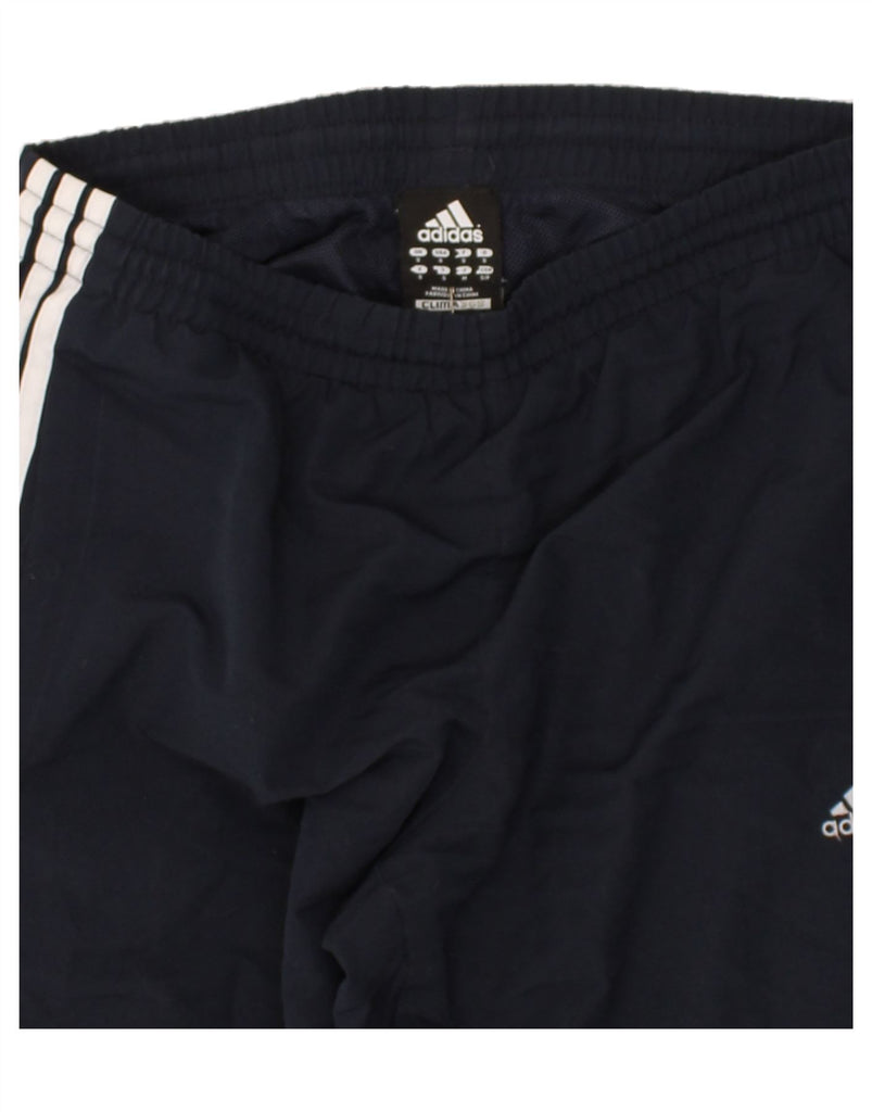 ADIDAS Mens Clima 365 Tracksuit Trousers Small  Navy Blue Polyester | Vintage Adidas | Thrift | Second-Hand Adidas | Used Clothing | Messina Hembry 