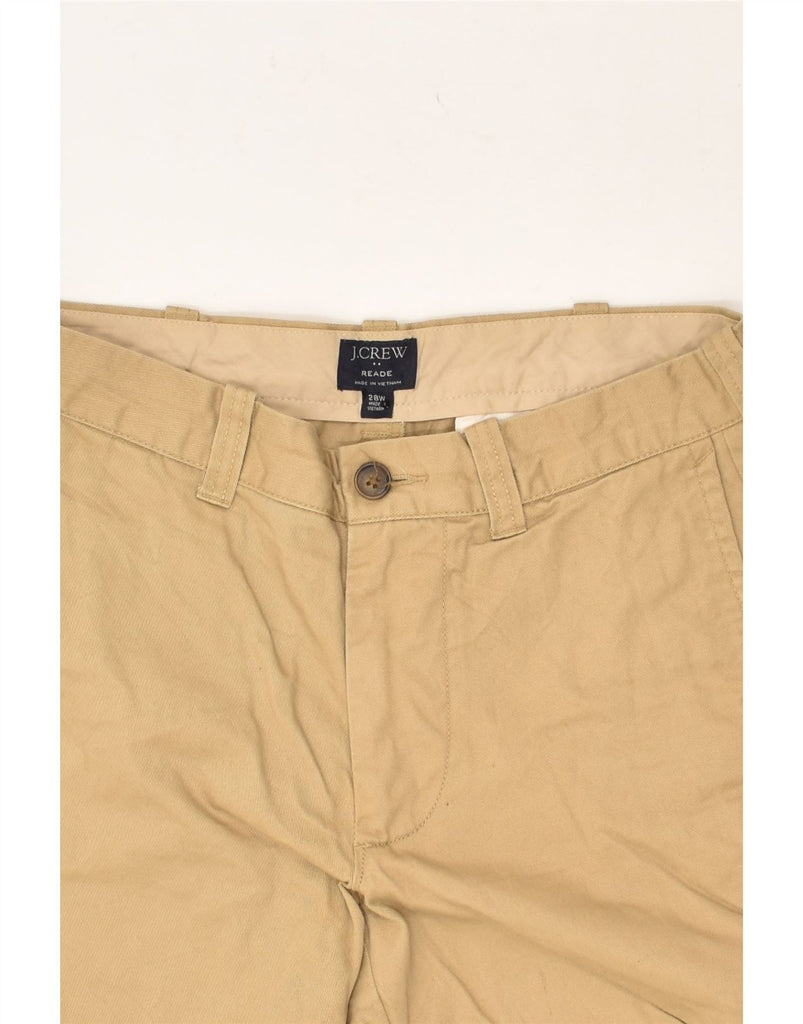J. CREW Mens Reade Chino Shorts W28 Small Brown | Vintage J. Crew | Thrift | Second-Hand J. Crew | Used Clothing | Messina Hembry 