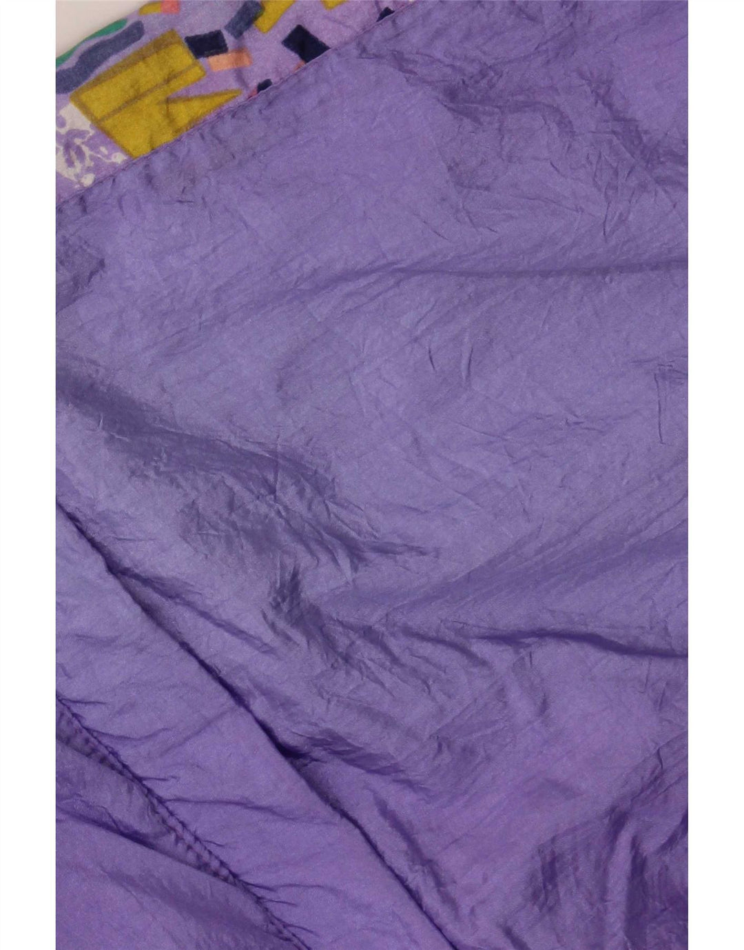 Orso Poeta  Mens Abstract Pattern Tracksuit Top Jacket XL Purple Polyamide