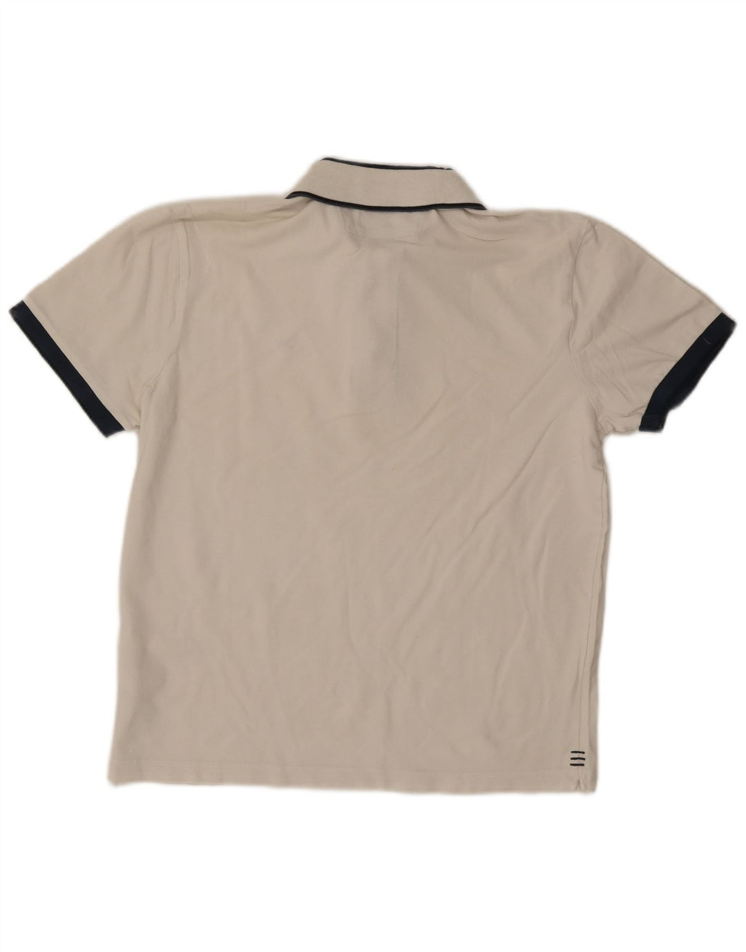Gas Mens Polo Shirt XL White Cotton