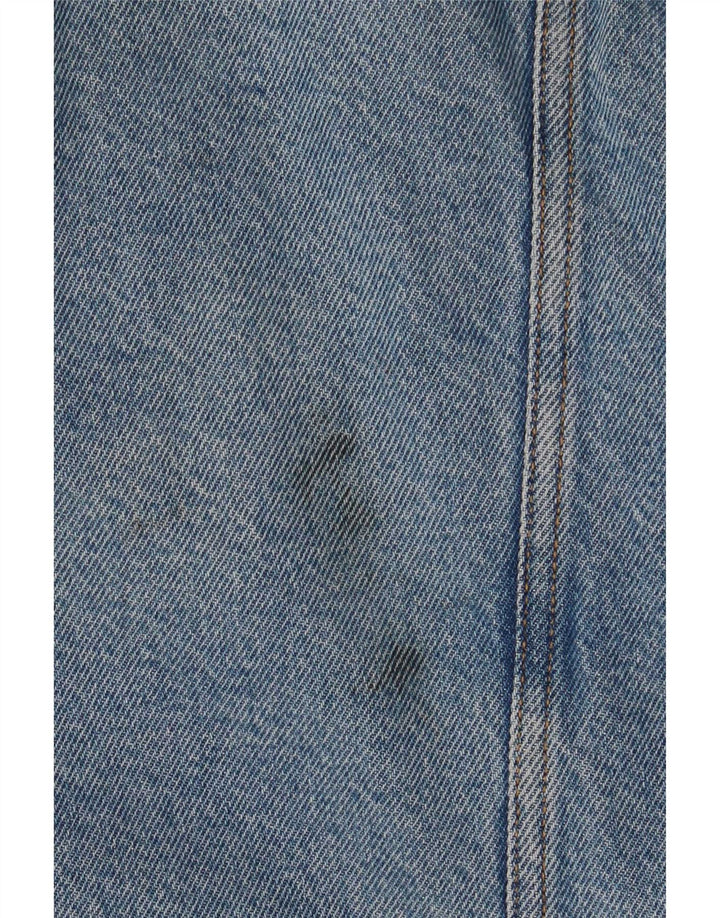 Levi's Mens Denim Sherpa Jacket UK 34 XS Blue Cotton
