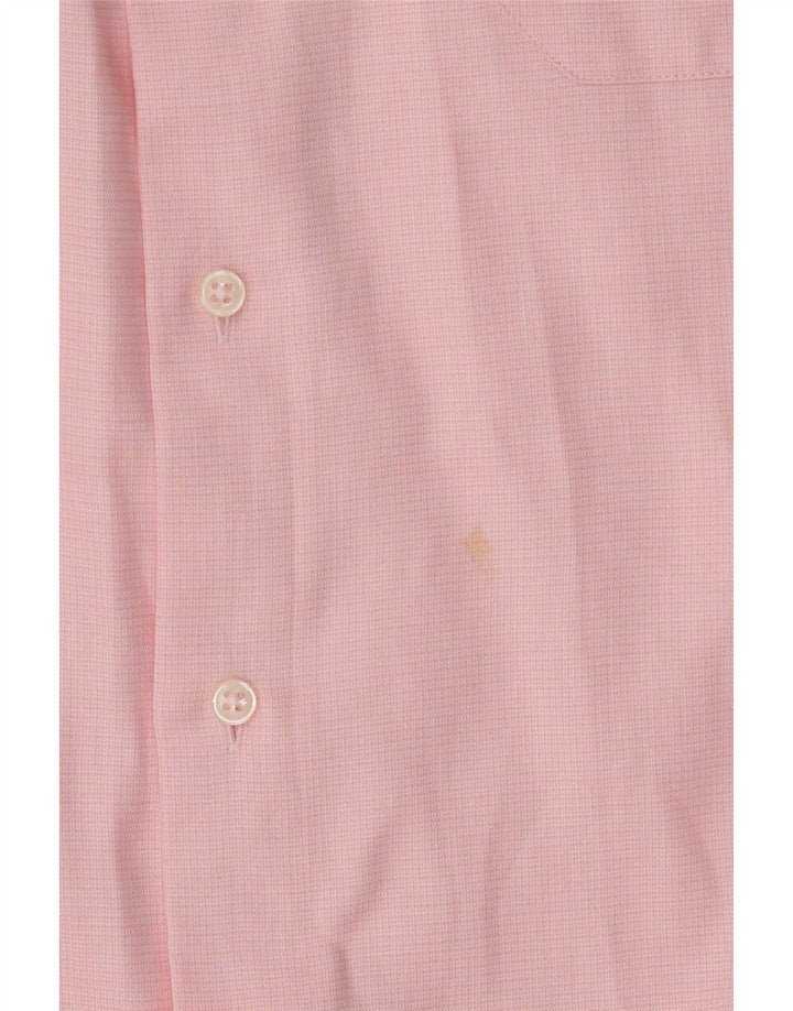 Balmain Mens Shirt Size 41/42 Large Pink Cotton