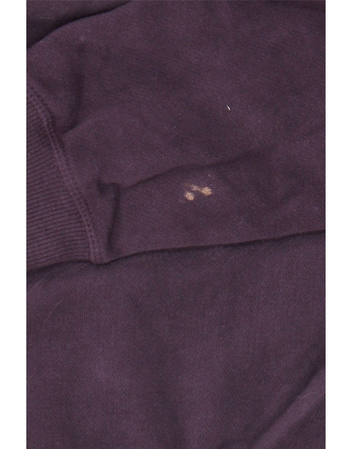 Fat Face Womens Oversized Hoodie Jumper UK 14 Medium Purple Cotton