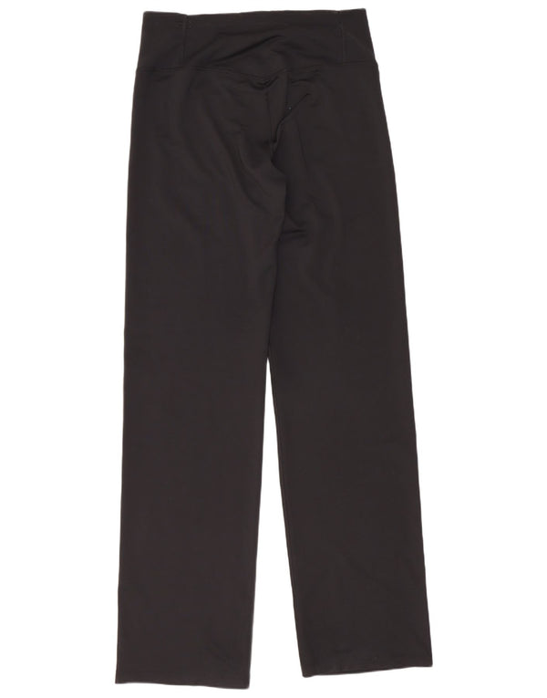 Nike Womens Dri Fit Leggings UK 14 Large Black Polyester