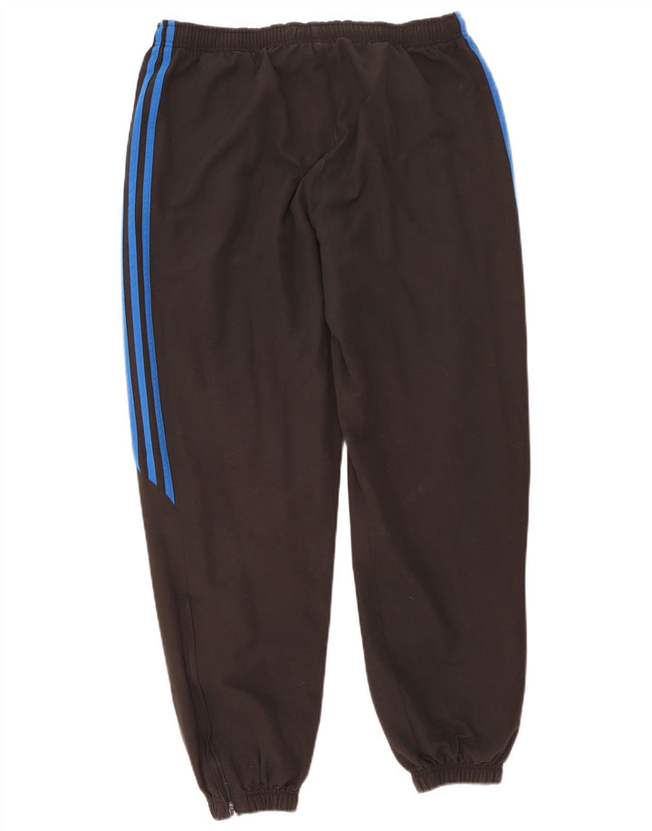 Adidas Mens Tracksuit Trousers Joggers Large Black Polyester