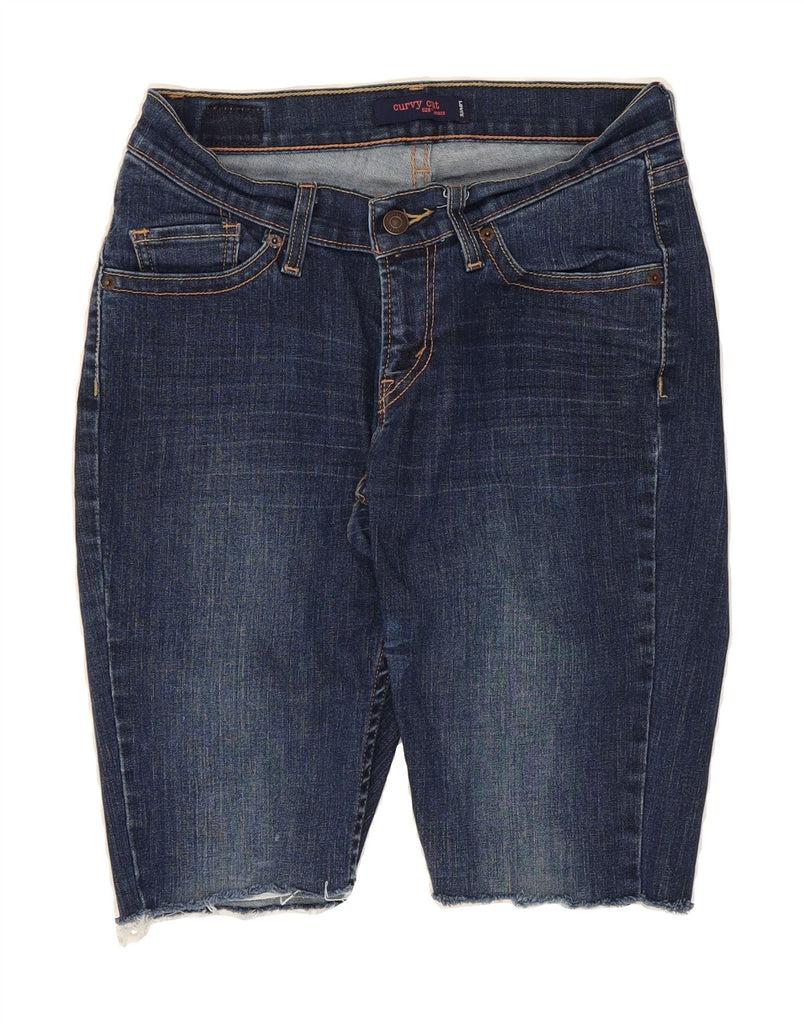 LEVI'S Womens 528 Denim Shorts W28 Medium  Navy Blue Vintage Levi's and Second-Hand Levi's from Messina Hembry 