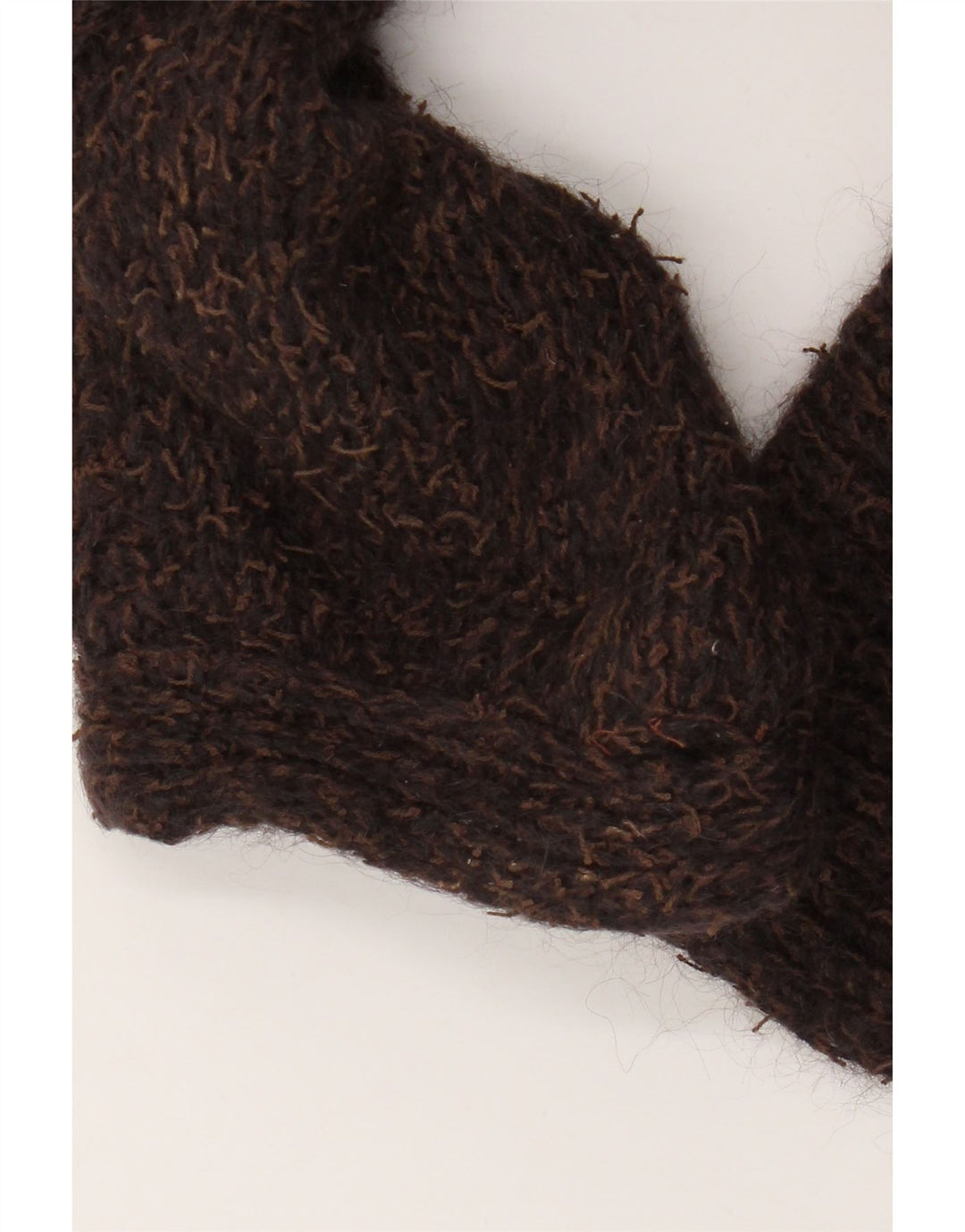 Vintage Womens Cardigan Sweater UK 18 XL Brown Flecked