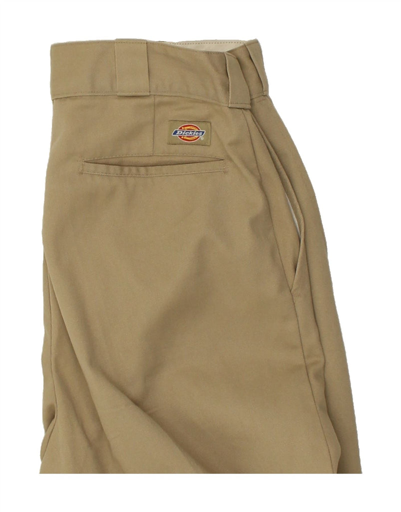 DICKIES Mens Straight Casual Trousers W34 L27 Beige Polyester Vintage Dickies and Second-Hand Dickies from Messina Hembry 