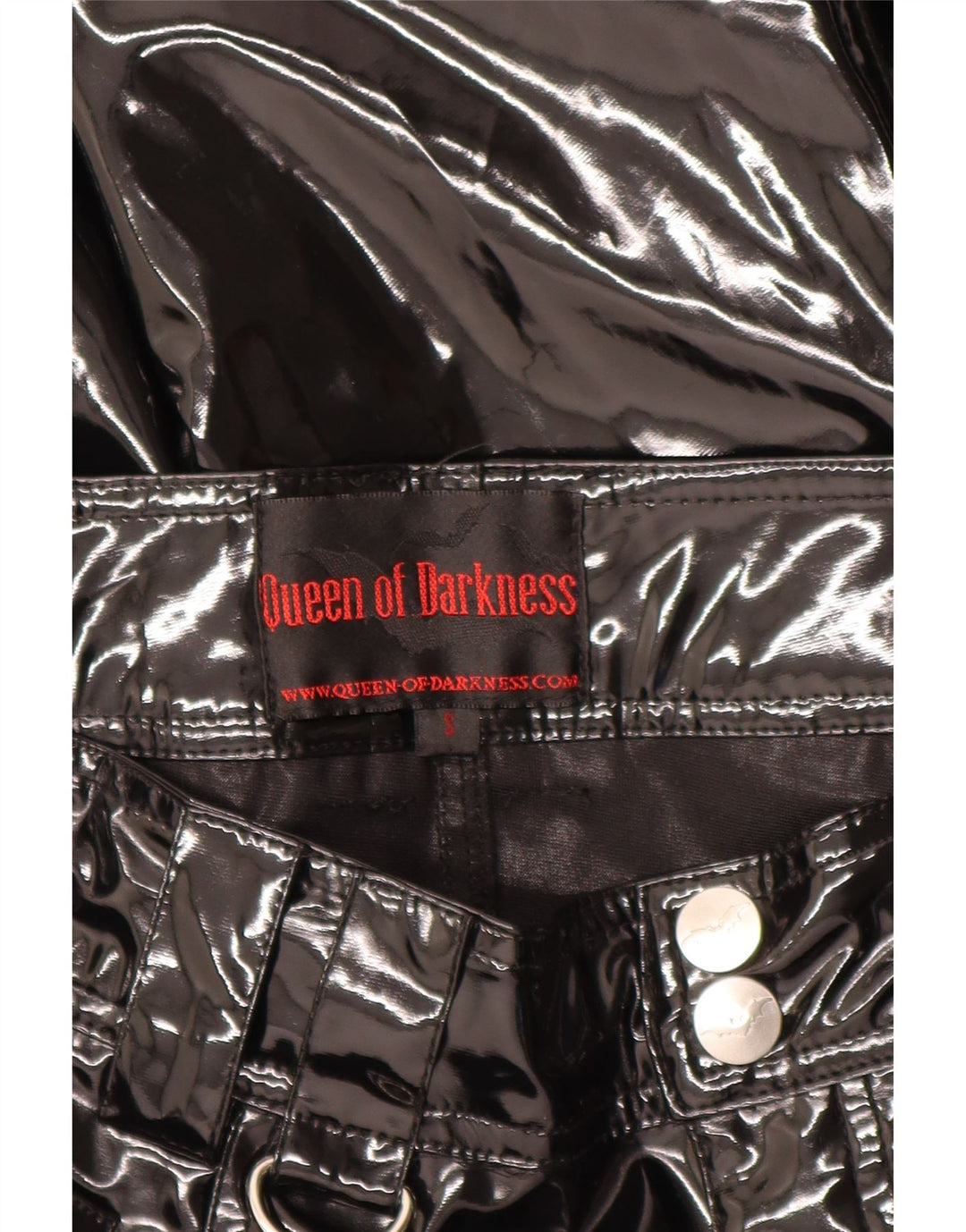 QUEEN OF DARKNESS Womens Maxi A-Line Skirt Small W28  Black Gothic