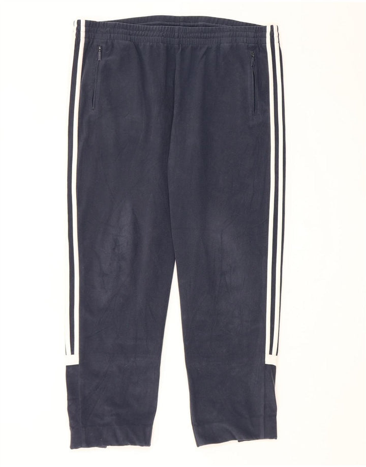 Adidas Mens Tracksuit Trousers XL Navy Blue Polyester