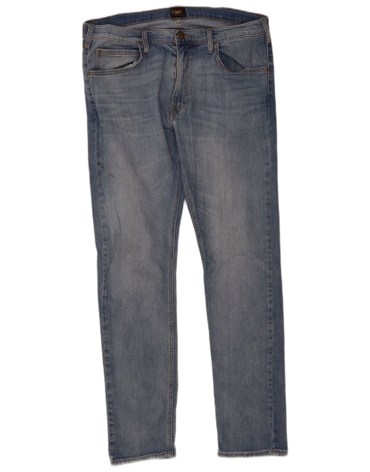 Lee Mens Luke Slim Jeans W36 L32 Blue Cotton