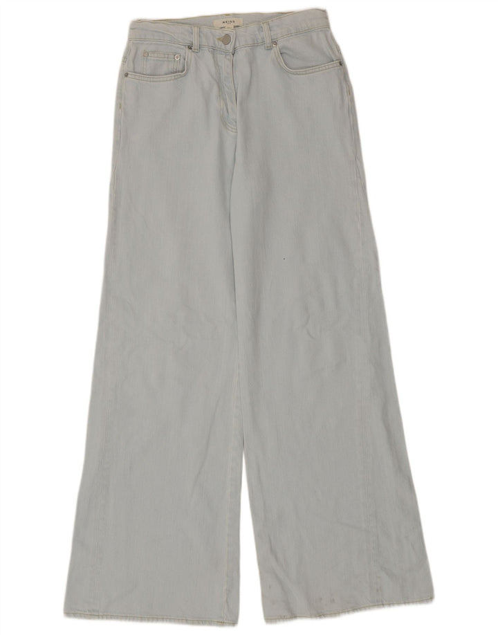 Reiss Womens Wide Leg Jeans W27 L35 Blue Cotton
