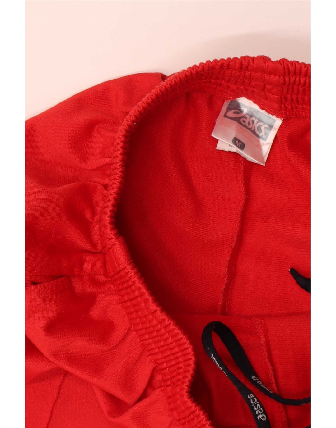 Asics Womens Tracksuit Trousers UK 12 Medium Red Polyester