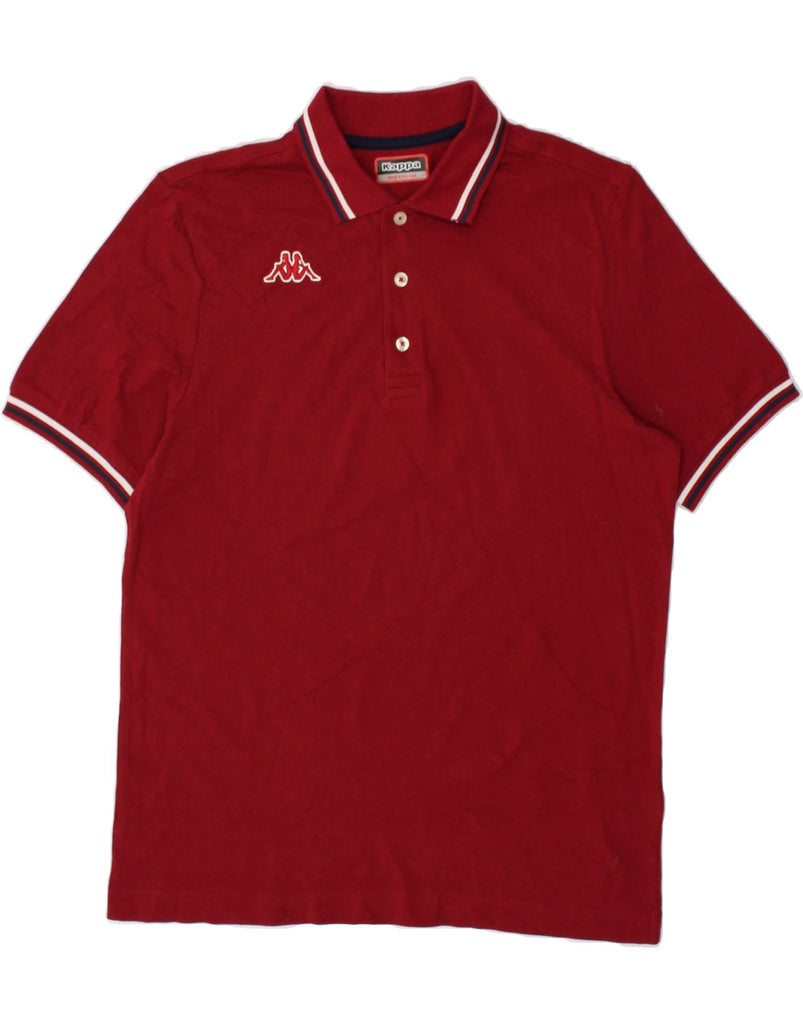 KAPPA Mens Polo Shirt Medium Red Cotton | Vintage Kappa | Thrift | Second-Hand Kappa | Used Clothing | Messina Hembry 