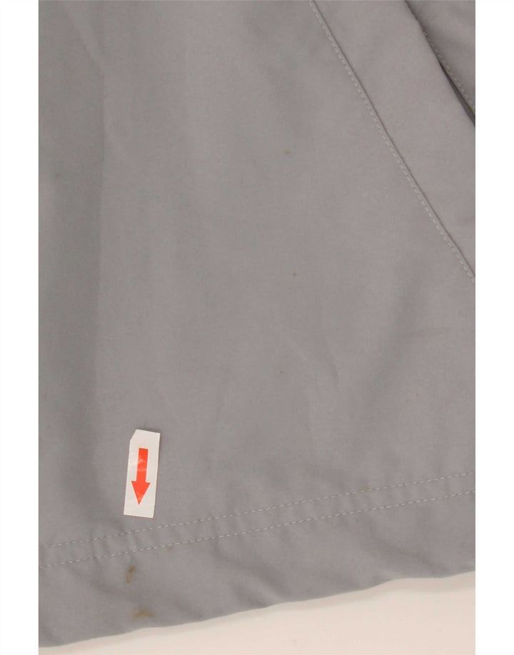 Nike Mens Tracksuit Top Jacket UK 41/43 Large Grey Colourblock Polyester