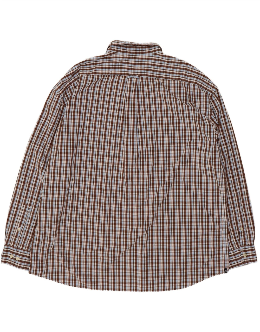 Gant Mens Regular Fit Shirt 3XL Brown Check Cotton