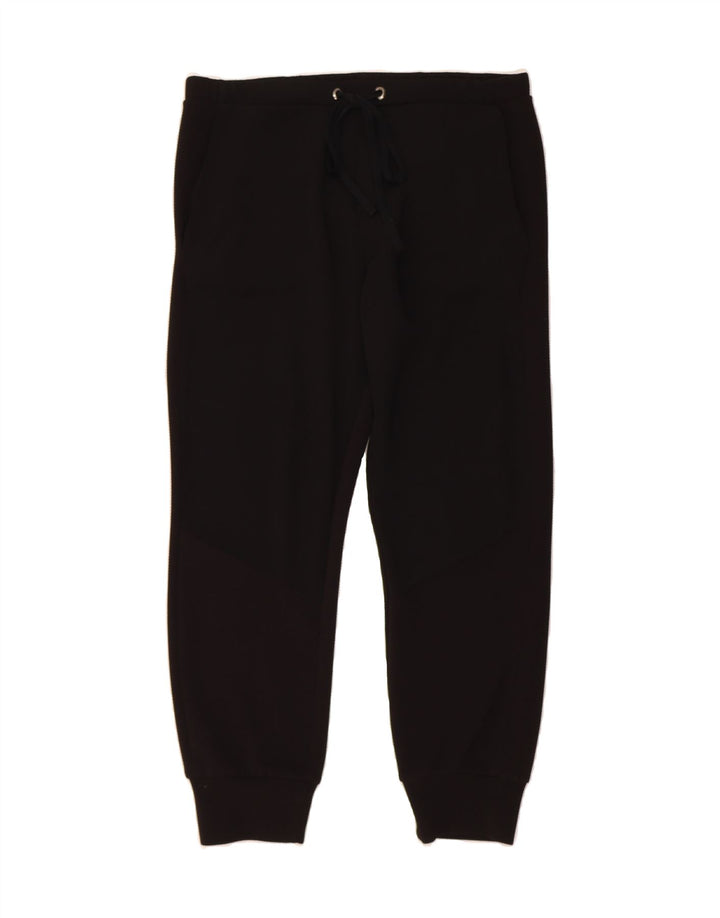 ZARA Womens Tracksuit Trousers Joggers UK 14 Large  Black Vintage Zara and Second-Hand Zara from Messina Hembry 