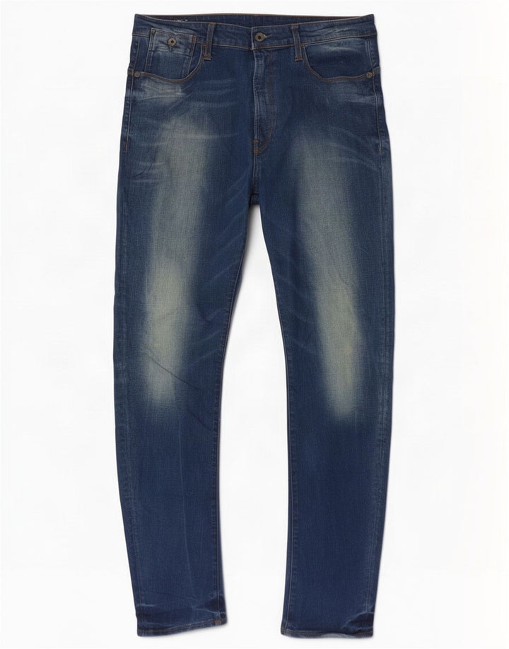 G-Star Mens 3D Arc Super Slim Jeans W36 L33 Blue Cotton