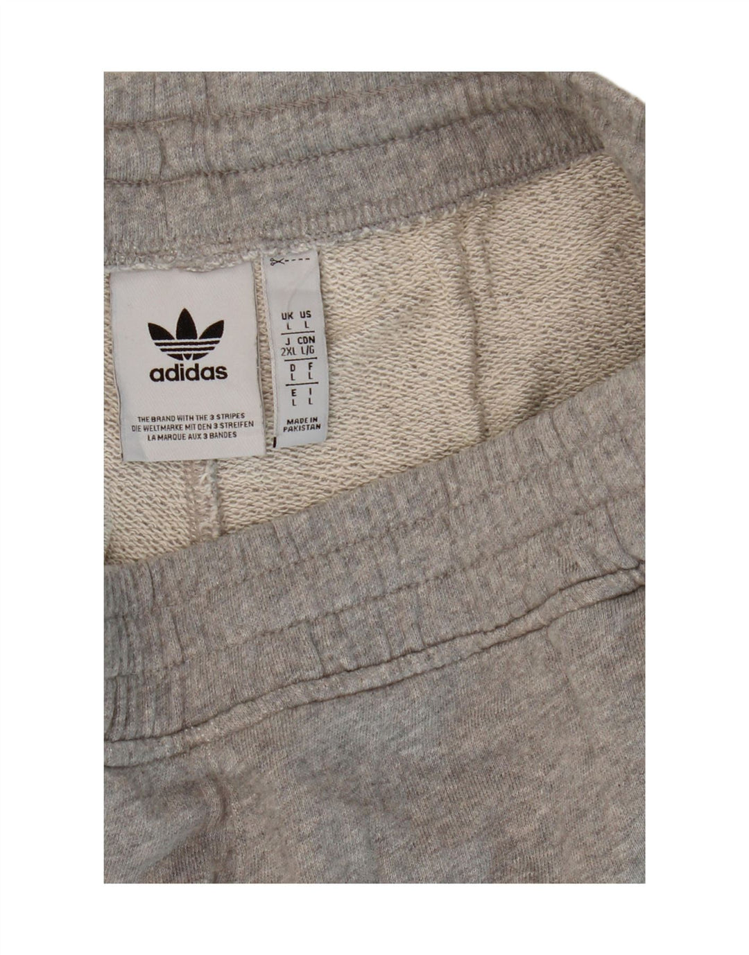 Adidas Mens Cargo Sport Shorts Large  Grey Cotton