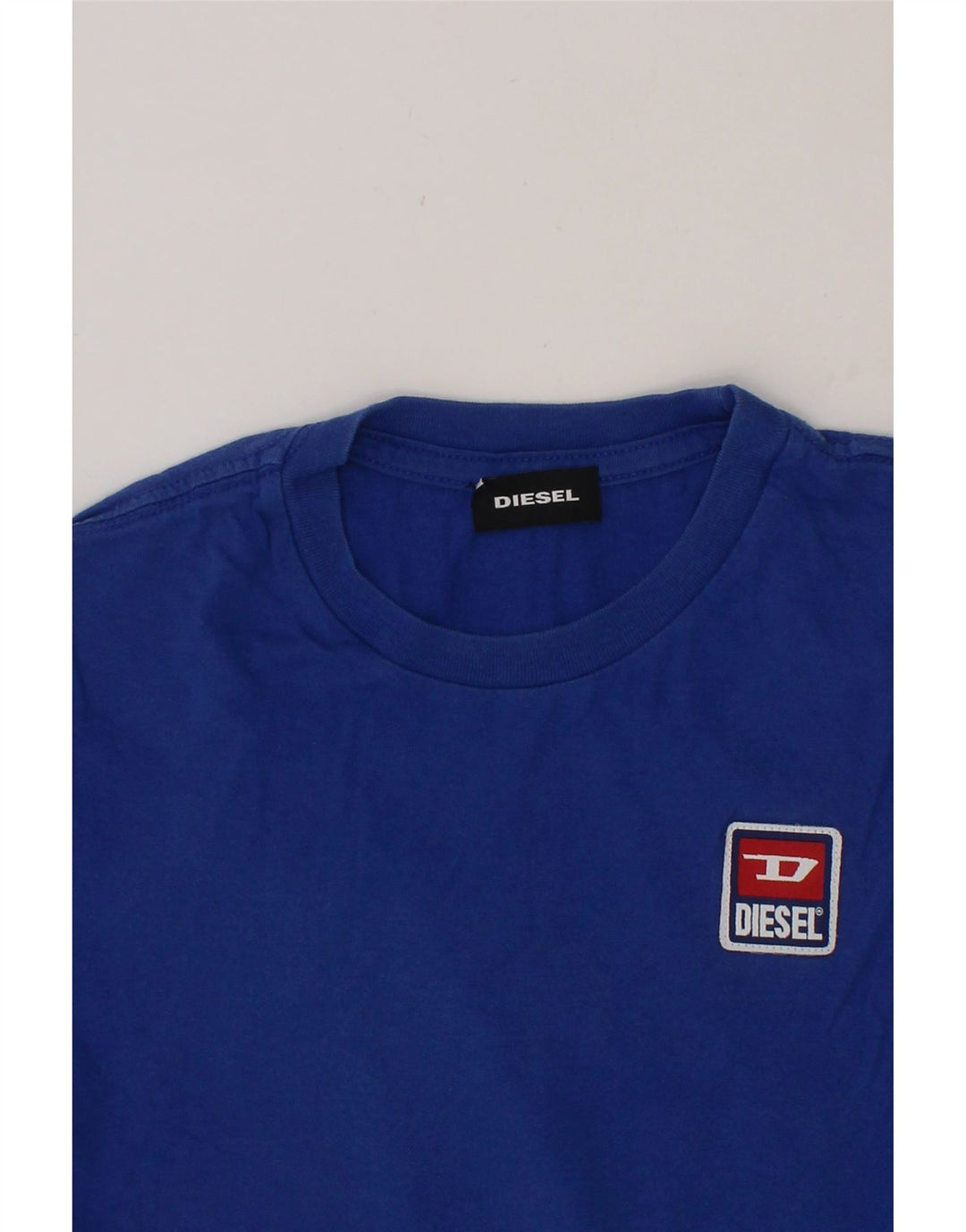 DIESEL Boys T-Shirt Top 7-8 Years Blue Cotton Vintage Diesel and Second-Hand Diesel from Messina Hembry 