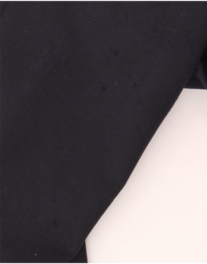 Vintage Womens Double Breasted Blazer Jacket UK 14 Medium Navy Blue