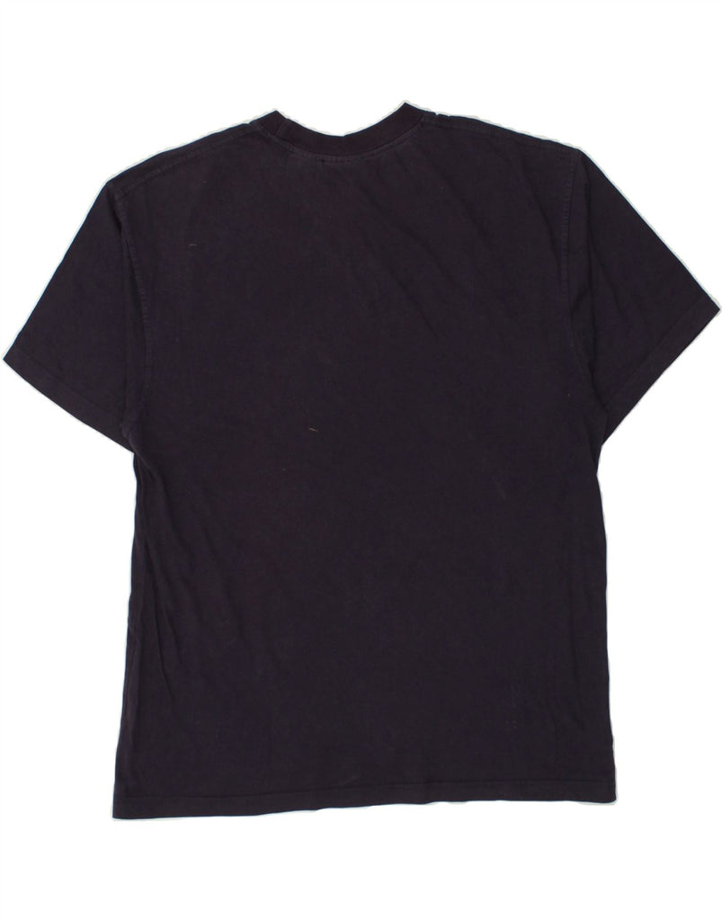 FILA Mens T-Shirt Top Large Navy Blue | Vintage Fila | Thrift | Second-Hand Fila | Used Clothing | Messina Hembry 