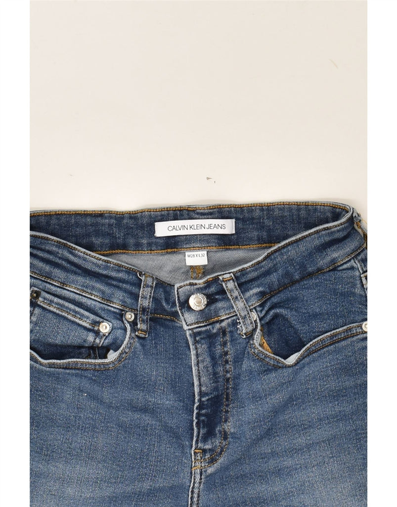 CALVIN KLEIN Womens Slim Jeans W28 L32 Blue | Vintage Calvin Klein | Thrift | Second-Hand Calvin Klein | Used Clothing | Messina Hembry 