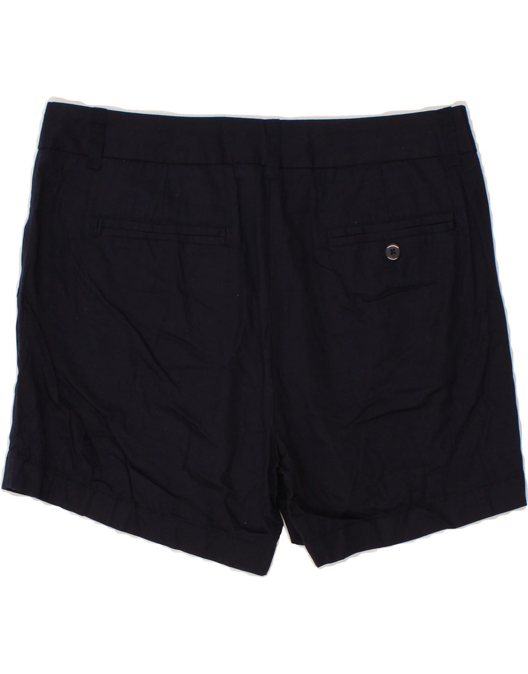 J. CREW Womens Broken In Chino Shorts US 6 Medium W30  Navy Blue Cotton Vintage J. Crew and Second-Hand J. Crew from Messina Hembry 