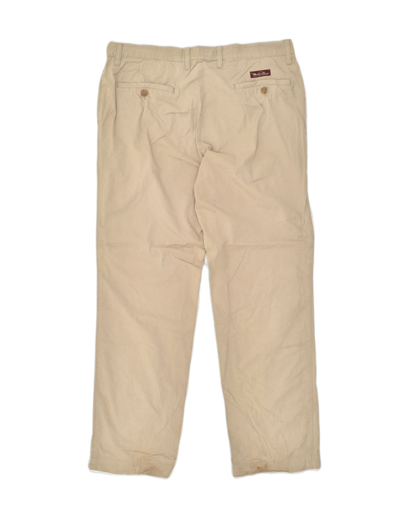 MARLBORO CLASSICS Mens Straight Chino Trousers IT 54 2XL W35 L30  Beige | Vintage Marlboro Classics | Thrift | Second-Hand Marlboro Classics | Used Clothing | Messina Hembry 