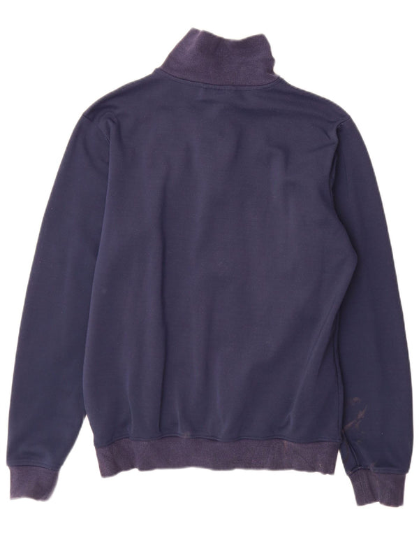 Adidas Mens Tracksuit Top Jacket Medium Navy Blue Polyester