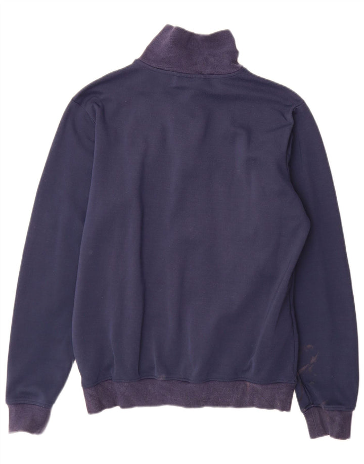 Adidas Mens Tracksuit Top Jacket Medium Navy Blue Polyester