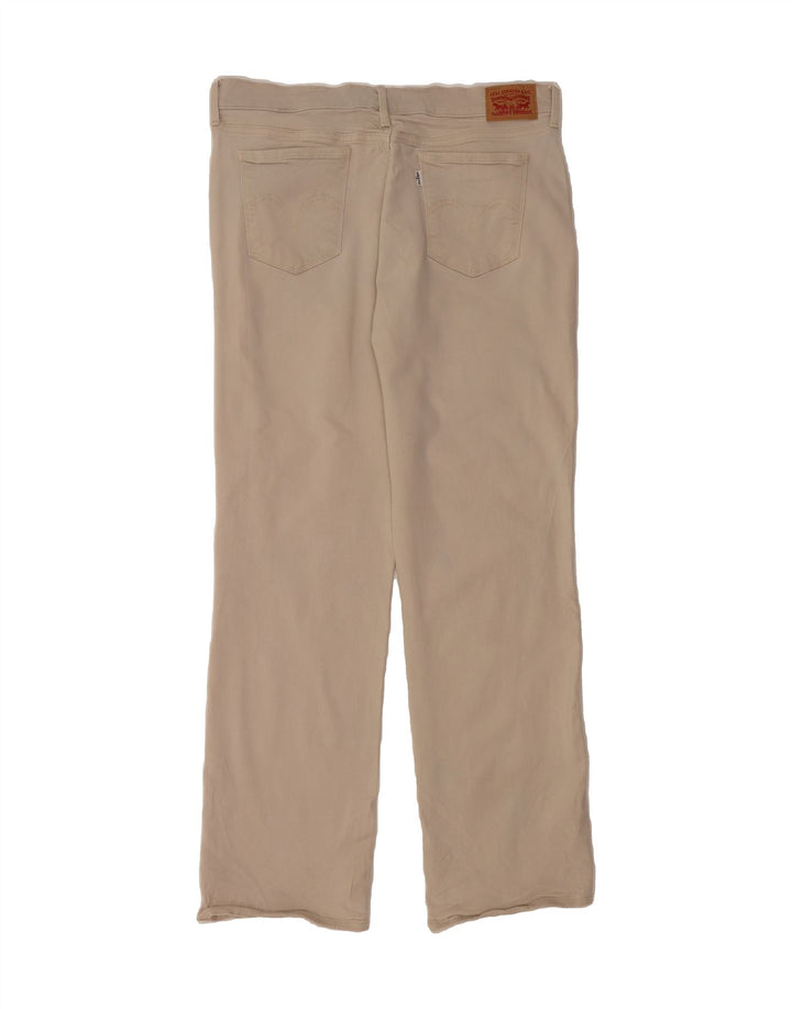 LEVI'S Womens 505 Straight Jeans W32 L32 Beige Cotton Vintage Levi's and Second-Hand Levi's from Messina Hembry 