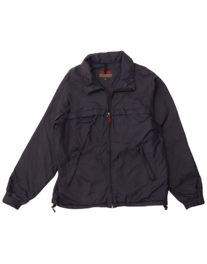 INVICTA Mens Windbreaker Jacket UK 40 Large Navy Blue Nylon