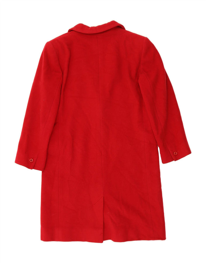 VALENTINO Womens Overcoat UK 8 Small Red Vintage Valentino and Second-Hand Valentino from Messina Hembry 