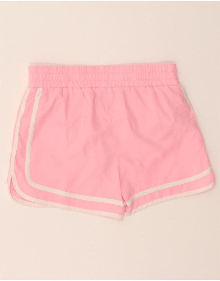 CHAMPION Girls Sport Shorts 9-10 Years Medium Pink Polyester Vintage Champion and Second-Hand Champion from Messina Hembry 