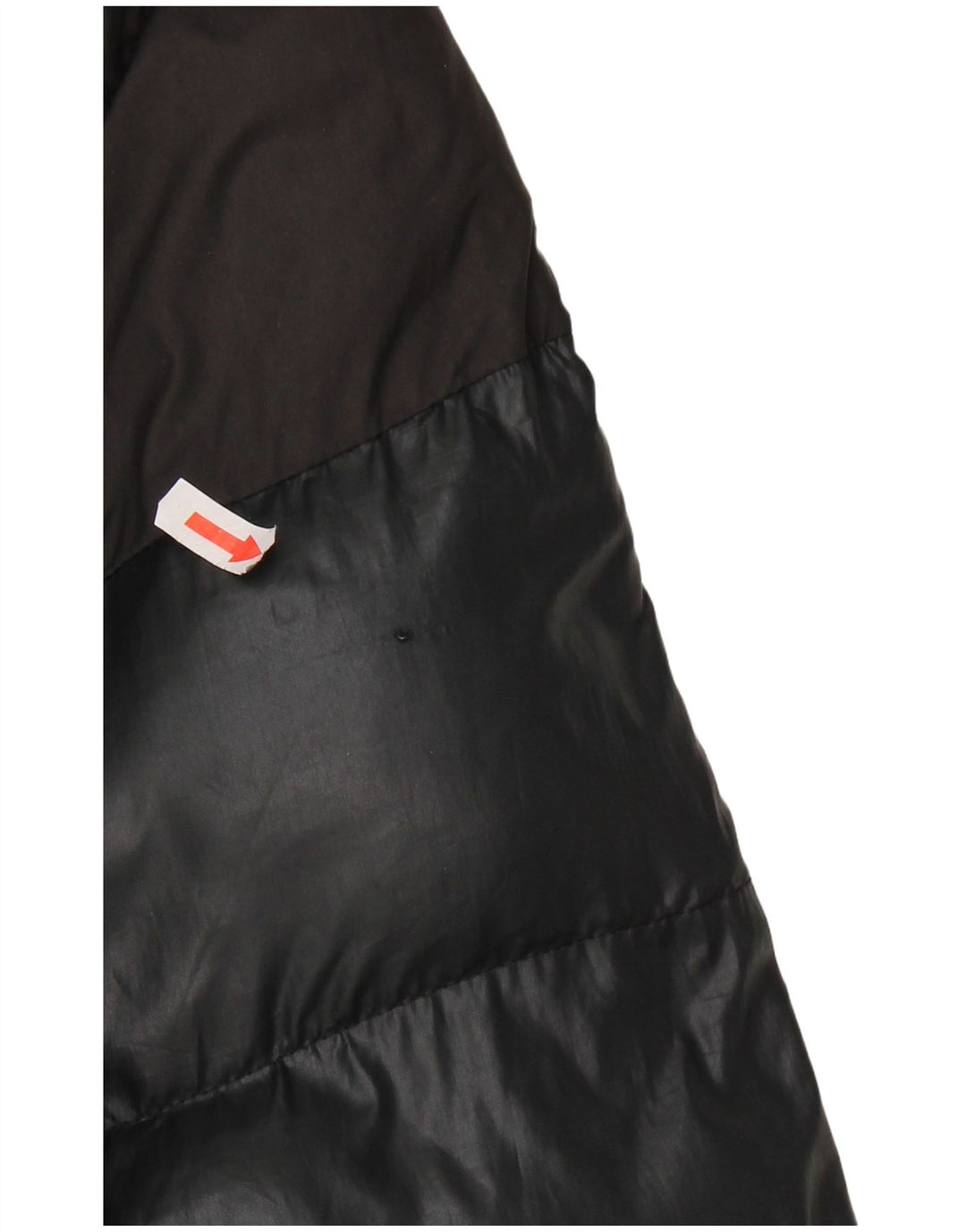 ADIDAS Womens Hooded Padded Jacket UK 16 Large Black Colourblock Polyester