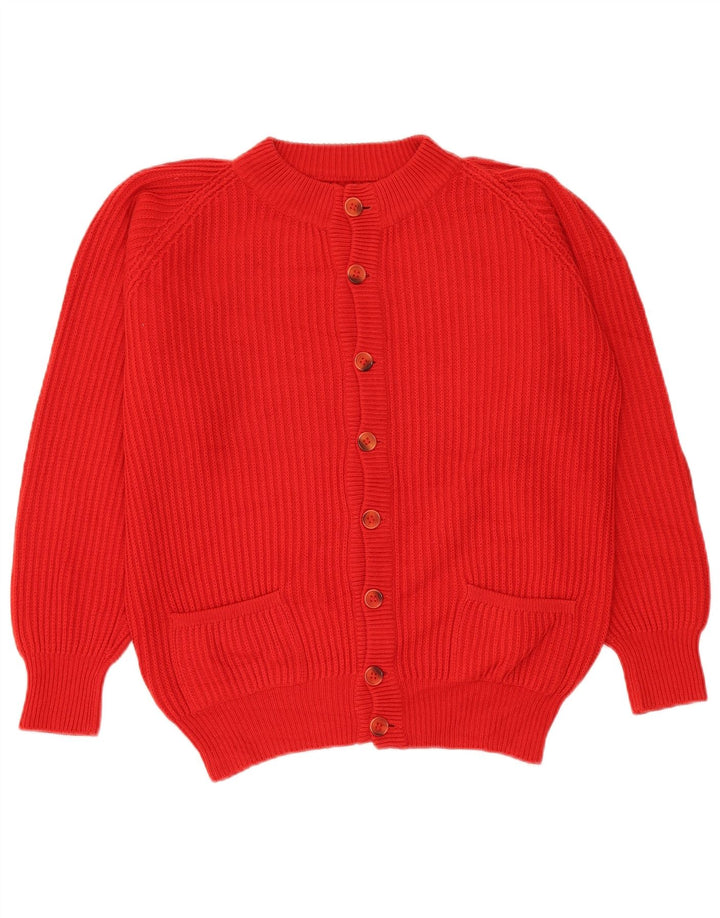 Vintage Mens Cardigan Sweater Size 46 XL Red