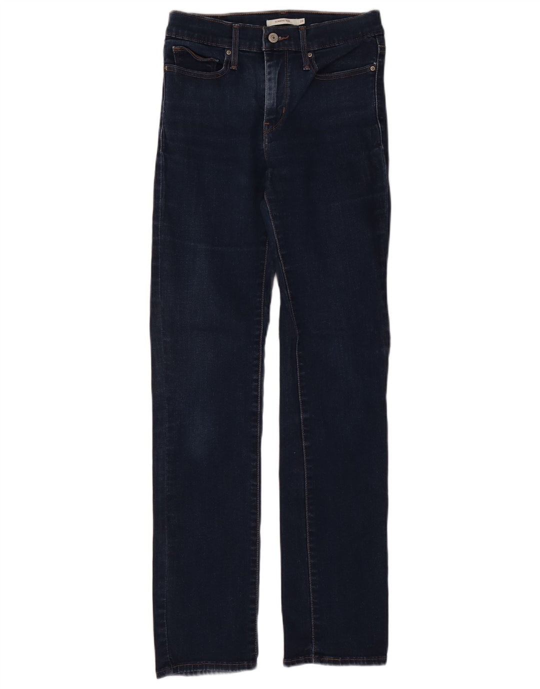 LEVI'S Womens Slimming Fit Slim Jeans W28 L31 Navy Blue