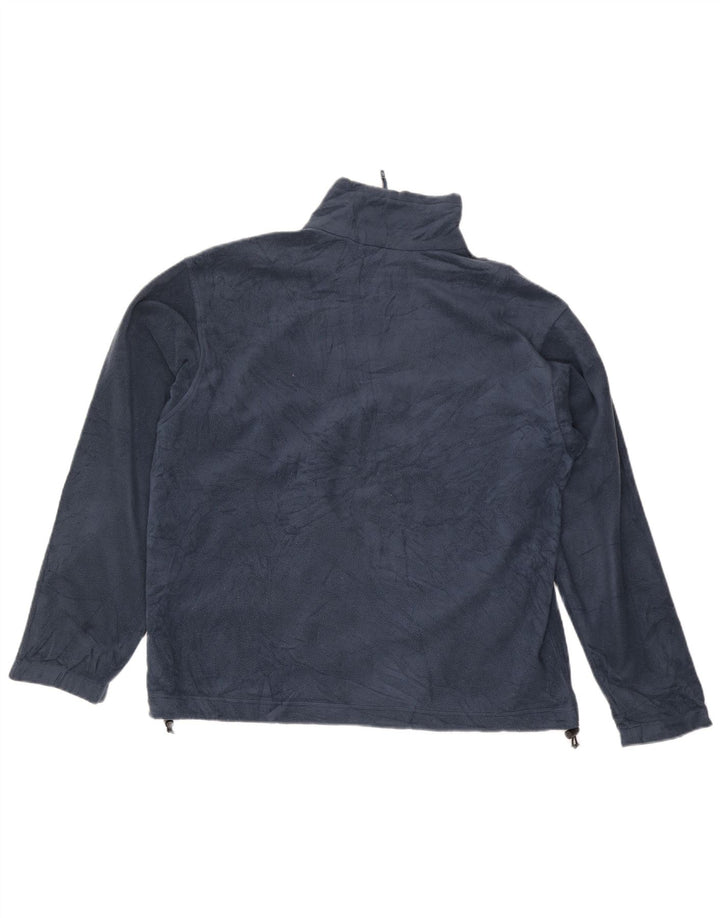 Columbia Mens Fleece Jacket UK 40 Large Navy Blue Polyester