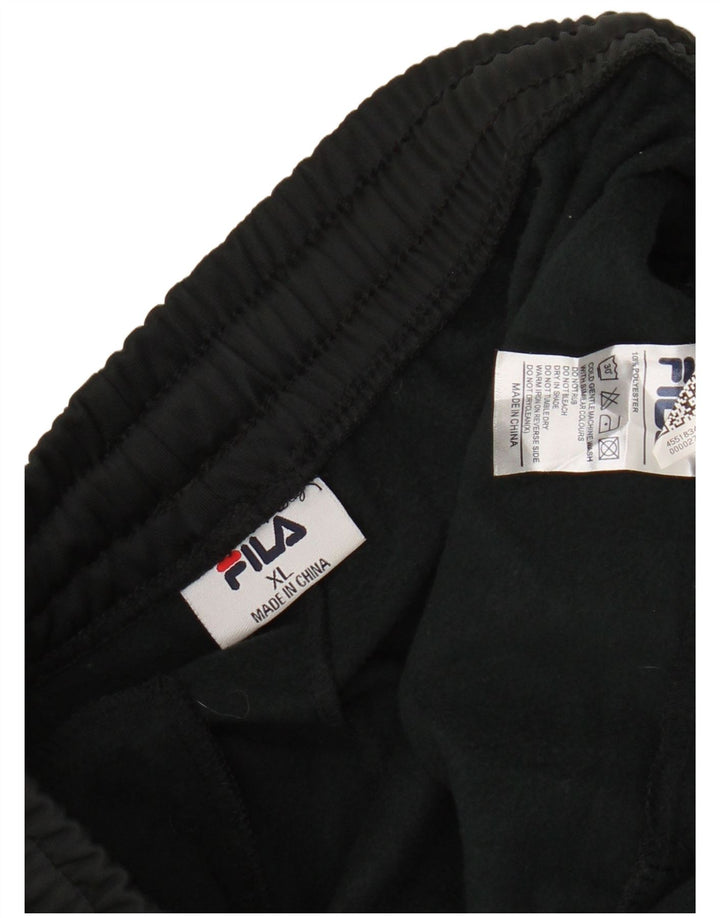 Fila Mens Tracksuit Trousers XL  Black Polyester