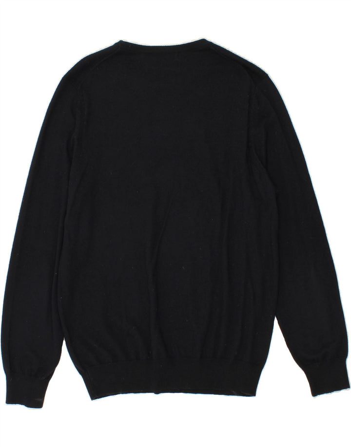 DACK'S Womens Crew Neck Jumper Sweater XL Black Vintage Dack's and Second-Hand Dack's from Messina Hembry 