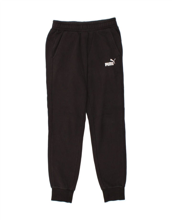 PUMA Mens Tracksuit Trousers Joggers Small  Black Vintage Puma and Second-Hand Puma from Messina Hembry 