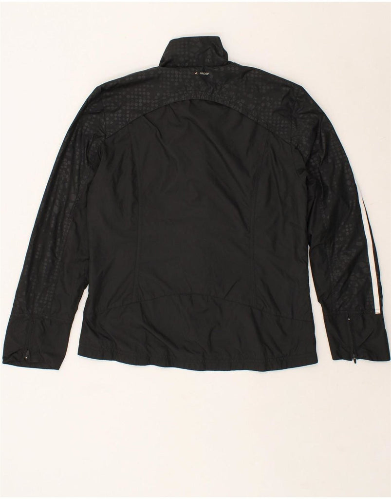 ADIDAS Womens Rain Jacket UK 12 Medium Black Polyester Vintage Adidas and Second-Hand Adidas from Messina Hembry 