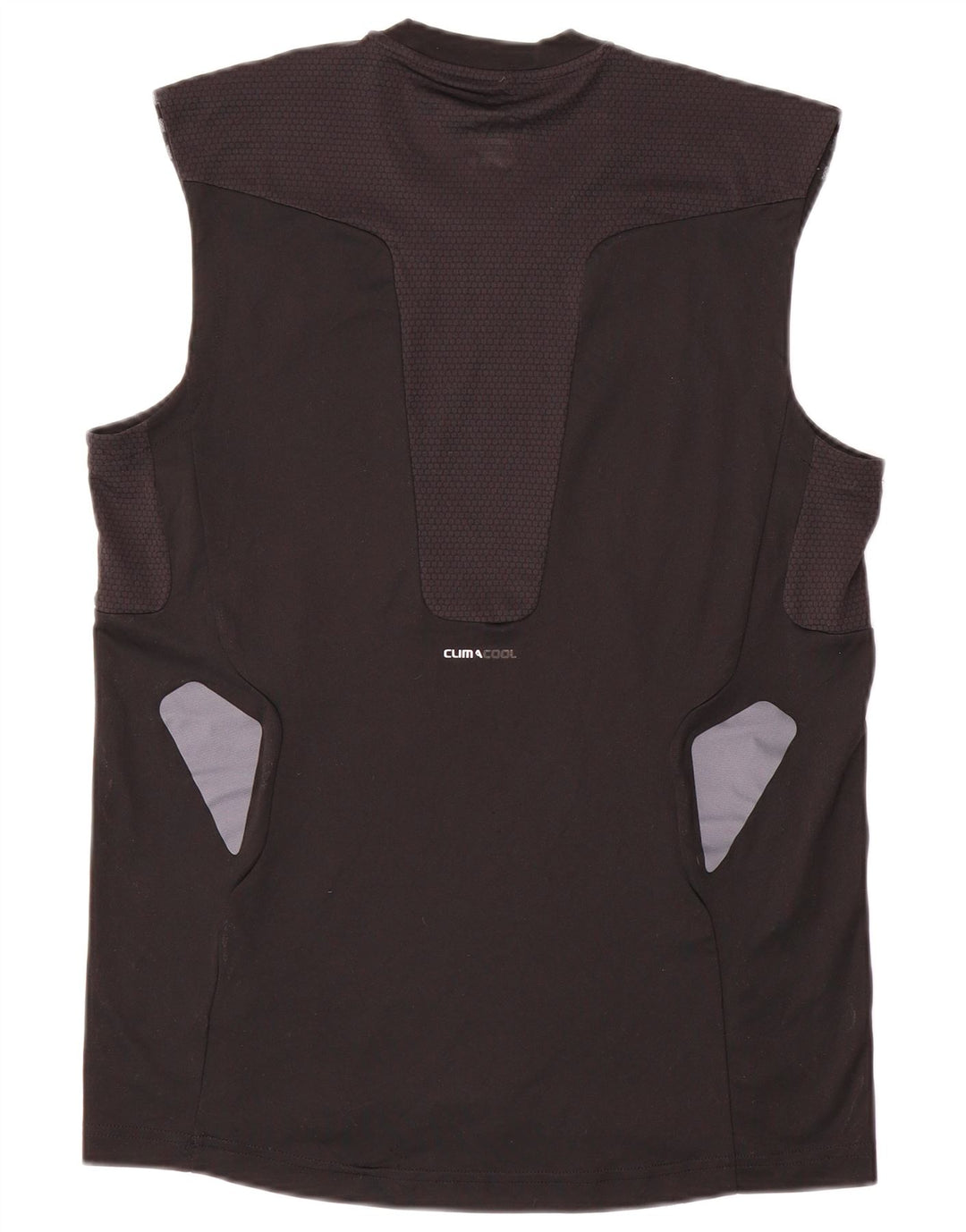 ADIDAS Mens Climacool Vest Top Medium Black Colourblock Polyester