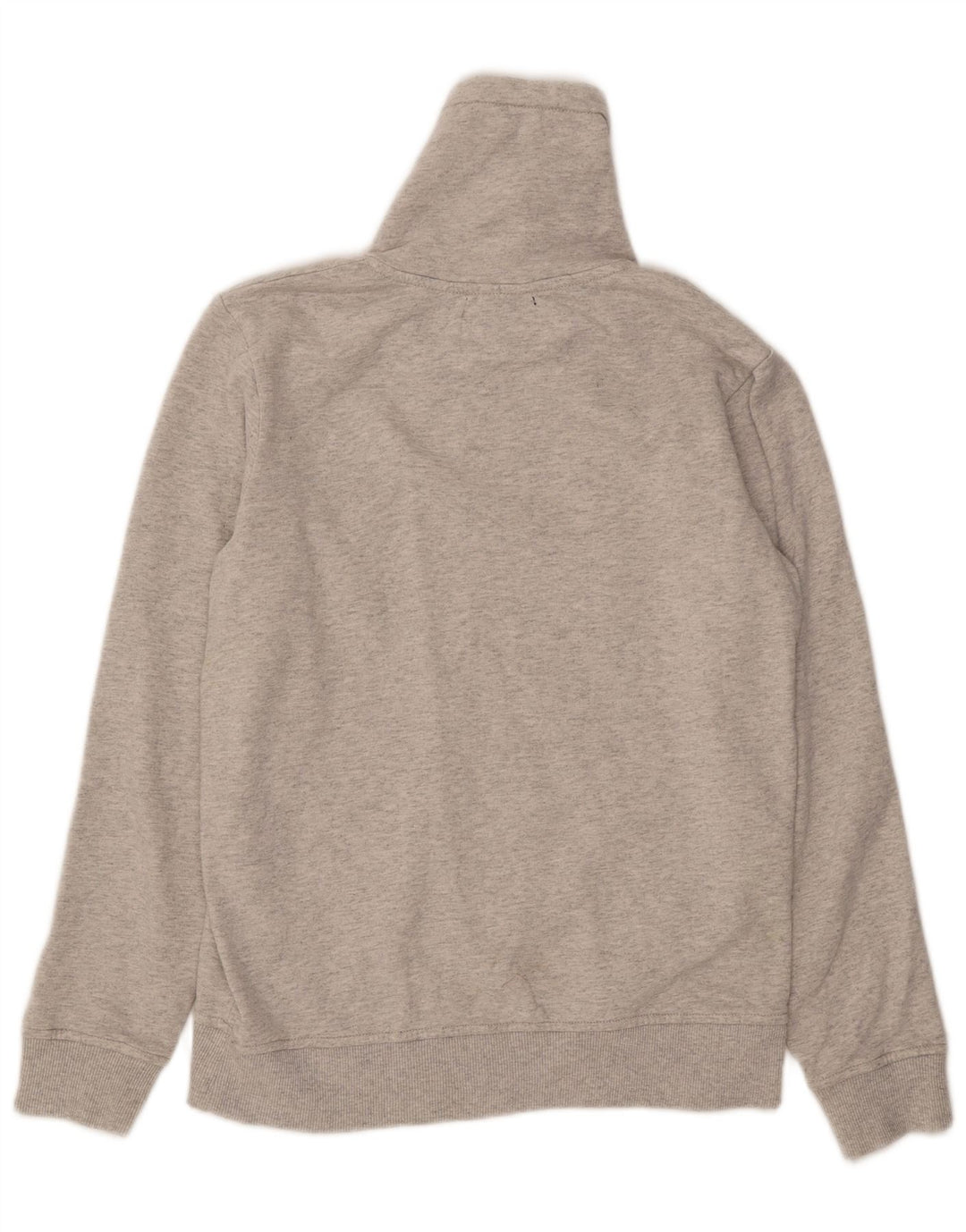 Jack & Jones Mens Graphic Hoodie Jumper Medium Grey Cotton