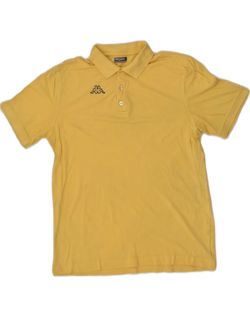 KAPPA Mens Polo Shirt XL Yellow | Vintage Kappa | Thrift | Second-Hand Kappa | Used Clothing | Messina Hembry 