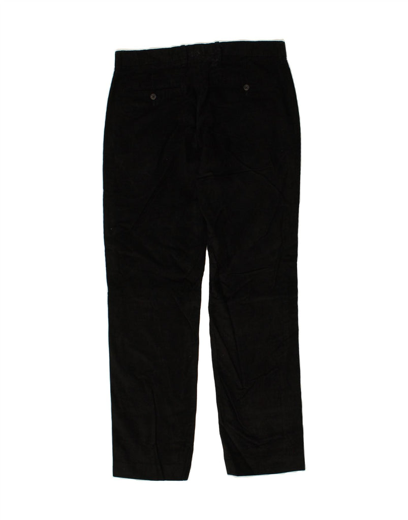 J. CREW Mens Straight Corduroy Trousers W32 L32  Black | Vintage J. Crew | Thrift | Second-Hand J. Crew | Used Clothing | Messina Hembry 