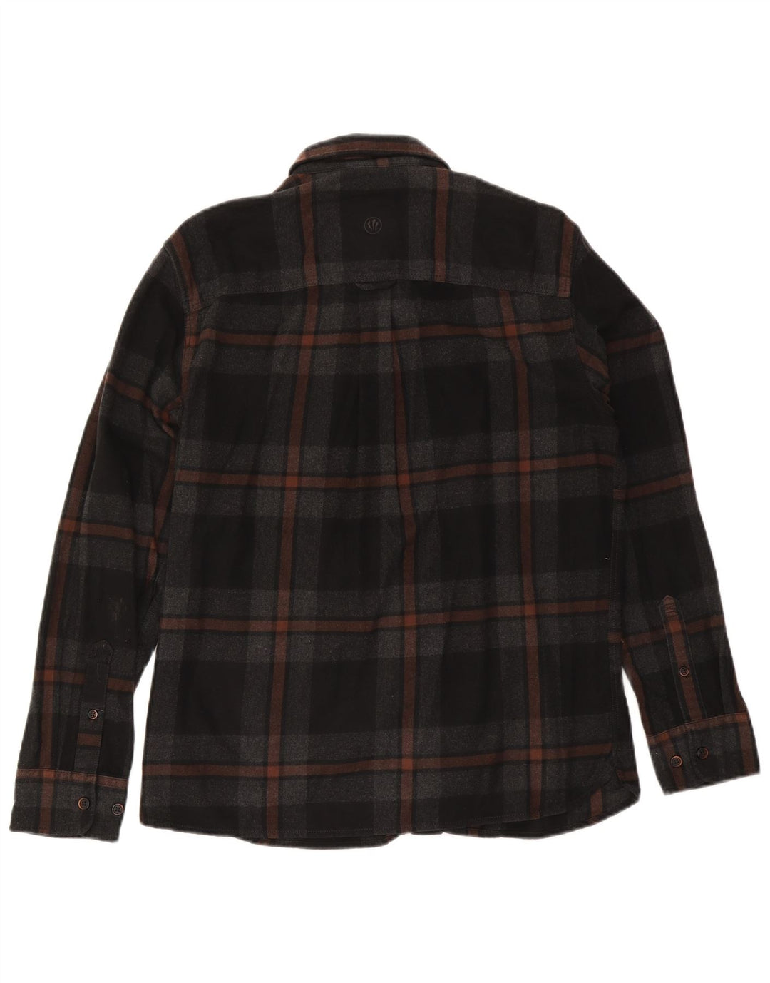 Fat Face Mens Flannel Shirt Large Black Check Cotton