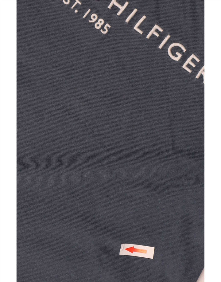 Tommy Hilfiger Mens Graphic T-Shirt Top Medium Grey Cotton