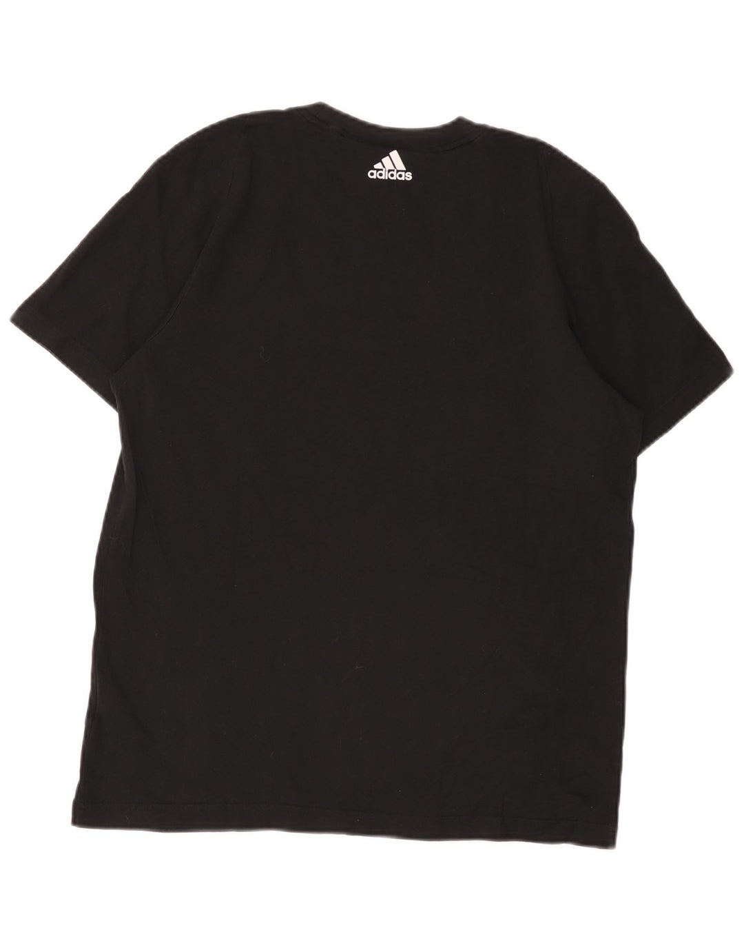 Adidas Mens Graphic T-Shirt Top Large Black Cotton